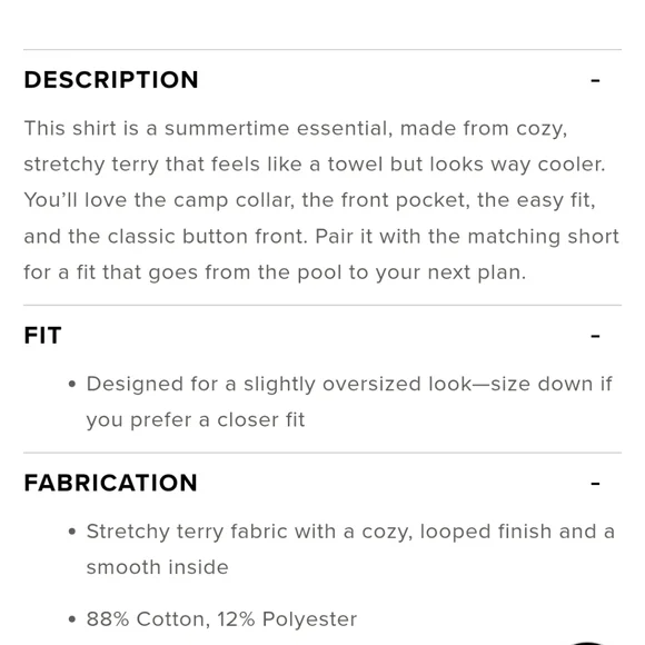 NWT Alo Yoga Coastal Terry Shirt and Short Set Bone Small - Picture 4 of 10